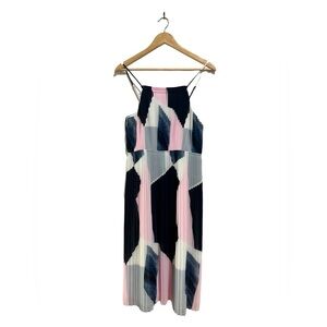 Colorblock Banana Republic Pleated Dress